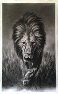 Lion Print - By Gareth Putter 700mm x 425mm